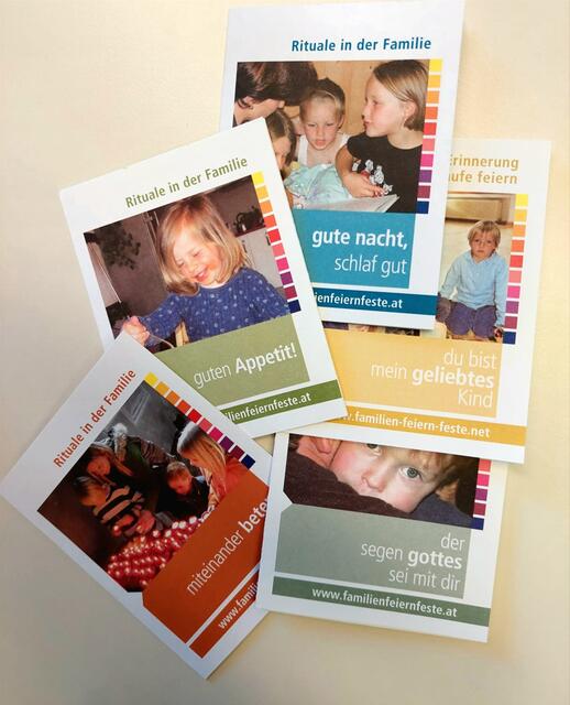 Rituale in der Familie (Folder des Familienreferats)