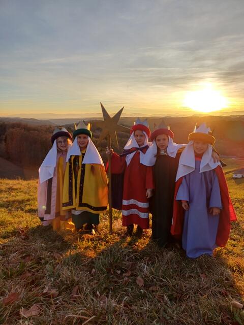 ...IN KIRCHBACH. Bis zum Sonnenuntergang begeistert dabei.