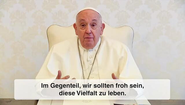 Video mit Papst Franziskus zu seinem Gebetsanliegen für Einheit in der Vielfalt. 
 | Foto: screenshot