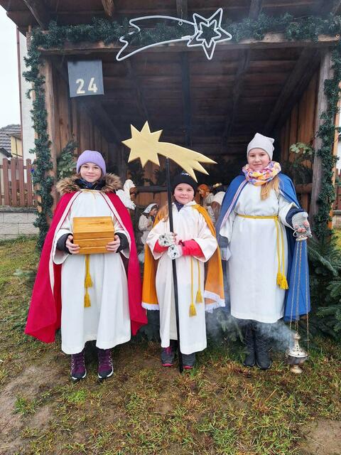 Die Sternsinger aus der Pfarre Strögen. | Foto: Pfarre Strögen
