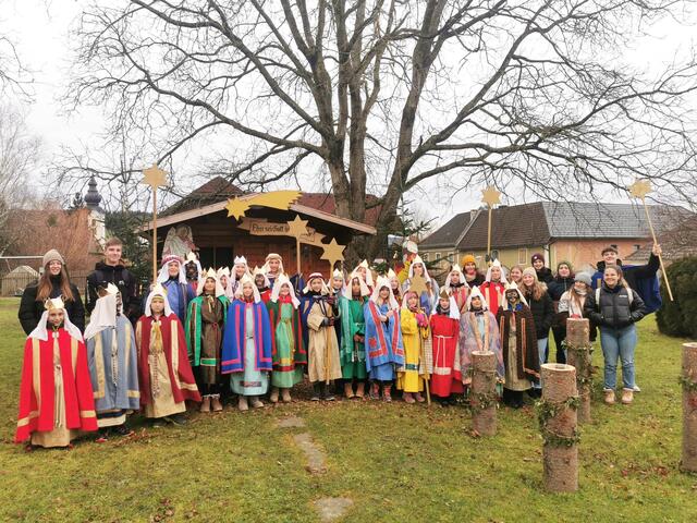 Die Sternsingergruppen der Pfarre Biberbach beteiligten sich auch heuer an der Aktion. | Foto: zVg