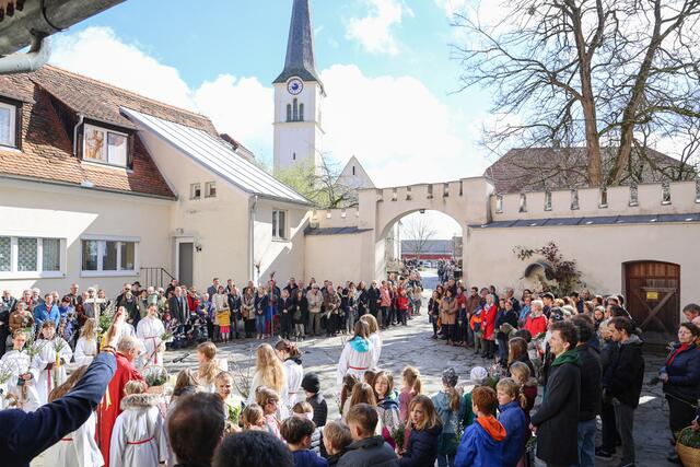 Palmweihe in der Pfarre Dobl | Foto: Fürnschuß
