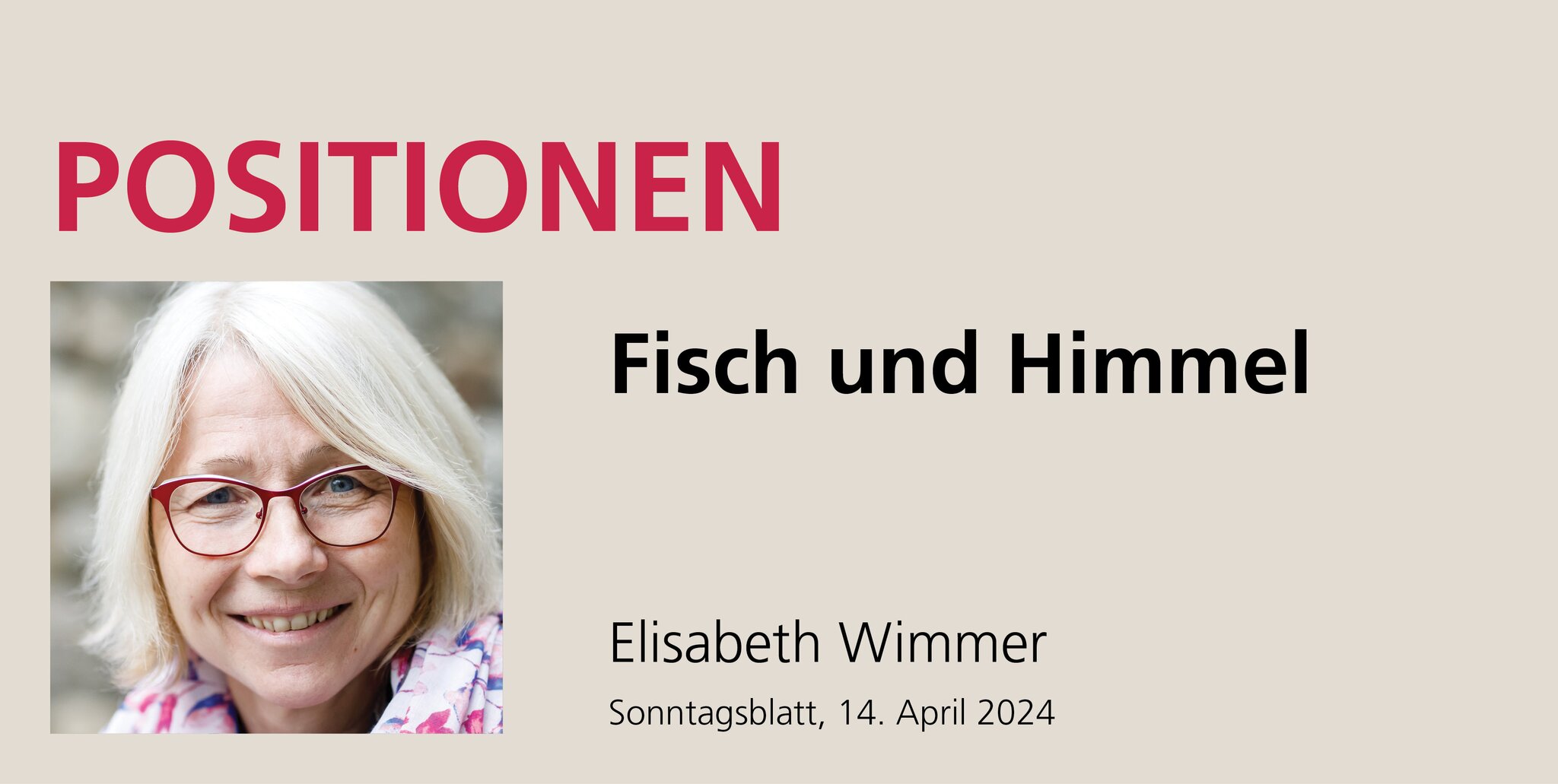 Positionen - Elisabeth Wimmer: Fisch und Himmel - Steiermark ...