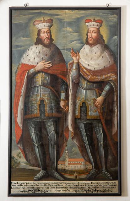 Stifterporträt Adalbert und Ottokar, um 1700 | Foto: Museum am Dom / Seebacher