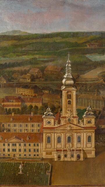 Idealprospekt des Stifts St. Pölten, vor 1739 | Foto: Museum am Dom / Seebacher