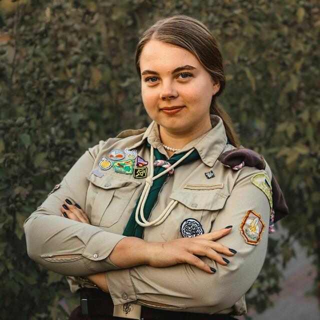 Anastasia Khatsko, die Kommandantin des Lagers | Foto: Plast in Österreich