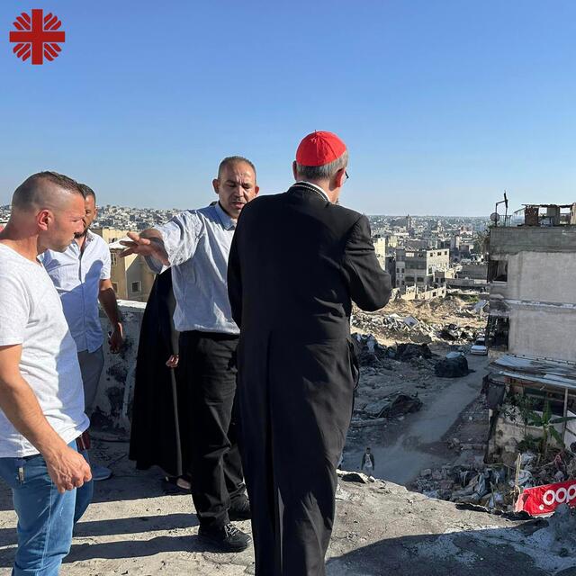 Die Zerstörung in Gaza-Stadt sind massiv. | Foto: Caritas Jerusalem
