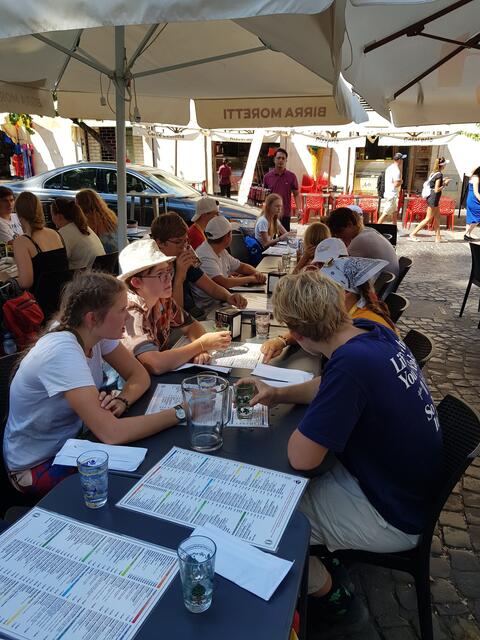 Erstes Essen in Rom.  | Foto: Michael Fürnschuß