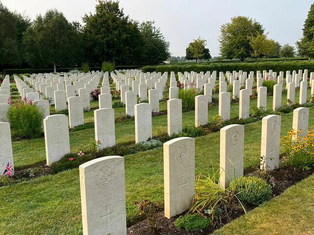 Quistreham. Die Landungen der Alliierten in der Normandie im Zweiten Weltkrieg halfen, Europa zu befreien. Tausende Soldaten mussten dafür ihr Leben lassen. | Foto: Finster