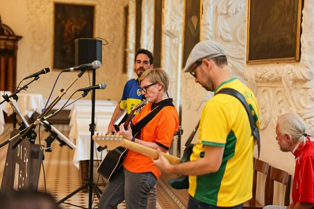 Musikeinlage von der Bischofliche Hauskapelle | Foto: Gerd Neuhold - Sonntagsblatt für Steiermark