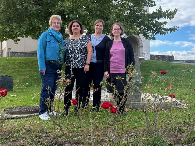 Vorstand: v. l. n. r. Vorsitzende Silke Brunner (SR Knittelfeld), Stellvertreterinnen: Mag. Esther Murg (Krankenhausseelsorge Graz), MMag. Maria Ladenhauf (Krankenhausseelsorge Graz). Mag. Elisabeth Rexeis (Pastoralverantwortliche Seelsorgeraum Oberes Ennstal) | Foto: Neuhold