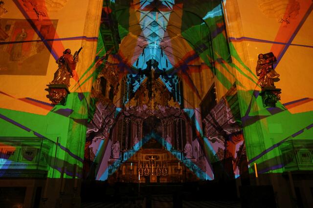 Klanglicht in Stadtpfarrkirche, Antoniuskirche und Dom. | Foto: Gerd Neuhold/Sonntagsblatt für Steiermark