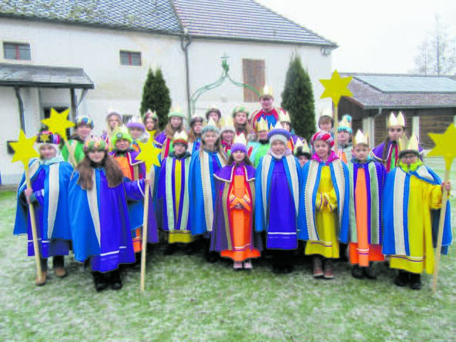 Die Ortschaft Hürm freute sich über königliche Besuche zum Jahreswechsel. 
 | Foto: zVg