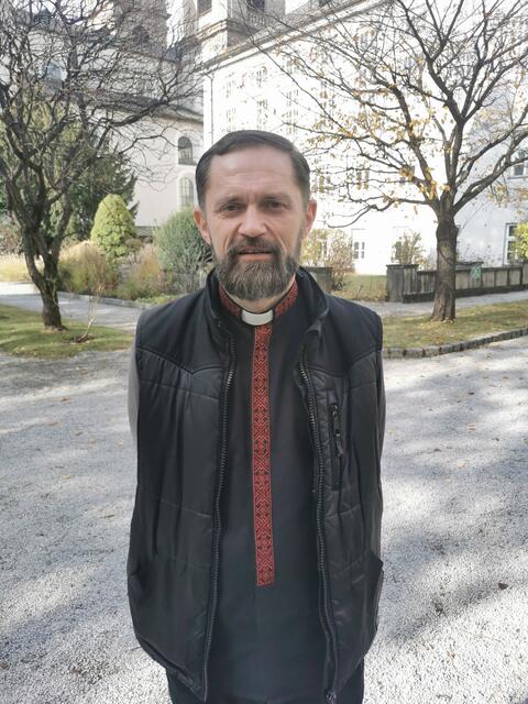 P. Mykhailo Stanchyshyn ist Jesuit, Exerzitienleiter und Hilfskoordinator.
 | Foto: Rafael Fiechter-Alber