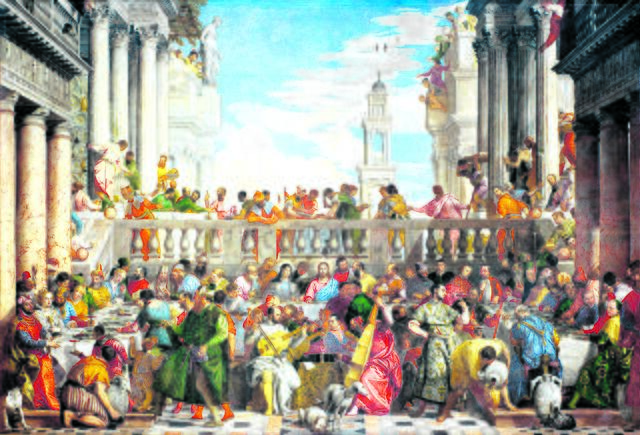 Hochzeitsfest zu Kana (1563). Louvre, Paris.  | Foto: Gemeinfrei