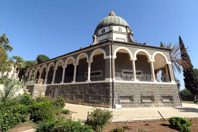 Kirche der Seligpreisungen im Heiligen Land. | Foto: KNA