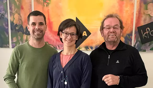 Das PräsidentInnen-Team der Katholischen Aktion Österreich, (v. l.) Thomas Immervoll, Katharina Renner und Ferdinand Kaineder, formuliert einige Sorgen im Blick auf die politischen Entwicklungen in Österreich.  | Foto: KAÖ