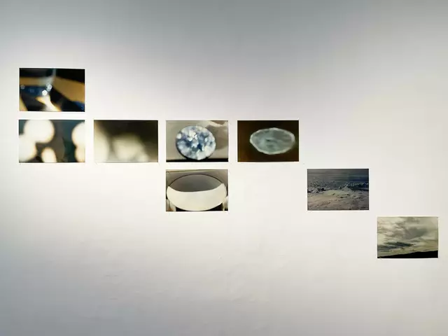 Abstrakte Fotografie nimmt einen großen Teil der Ausstellung ein. Oben: Felder aus der Oststeiermark – ein Lieblingsmotiv Josef Finks. | Foto: Johannes Rauchengerger