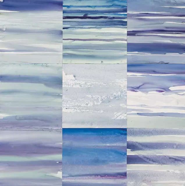 Das Licht des Kinnereth – die Licht-Wellen des Sees Genezareth (1989). | Foto: Johannes Rauchengerger