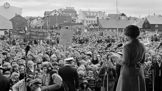 Islands Frauen-Generalstreik von 1975 zeigt, wie solidarisches 
Handeln die Gesellschaft verändern kann. Filmvorführung am 12. März bei freiem Eintritt! | Foto: fb  