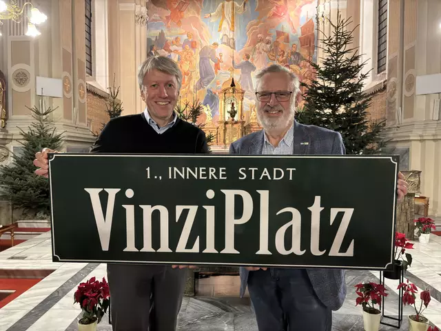 Vinzi steht für Nächstenliebe, Mitmenschlichkeit und Barmherzigkeit. Obmann Thomas Ferk (l.) – hier mit seinem Vorgänger Peter Pratl (r.) – betont das „Wir“ dieser Marke.  | Foto: VinziWerke