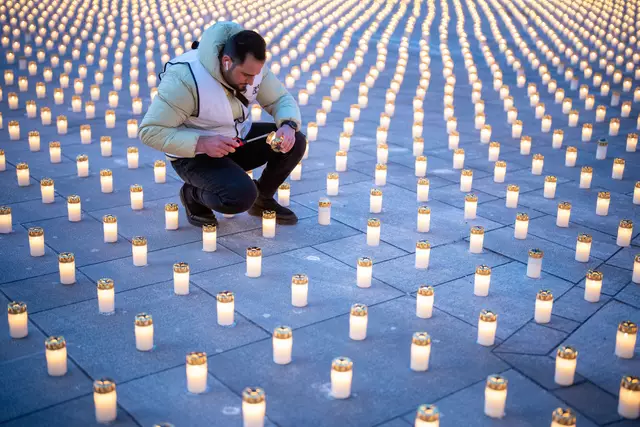 Lichtermeer in Wien.

 | Foto: APA