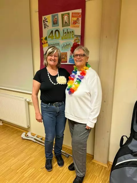 Auch in Kindberg durften die bunten Blumenkränze nicht fehlen. | Foto: privat