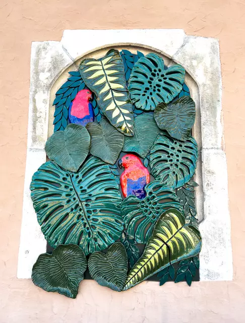 Das paradiesisch anmutende Kunstwerk von Milena Wuketich. | Foto: Rupprecht