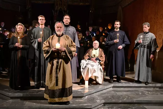 Die DarstellerInnen des Salzburger Passions-singens begeisterten die vielen Zuhörerinnen und Zuhörer in Weißkirchen. | Foto: Freigaßner
