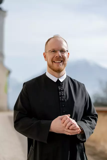 Pater Josef Beer aus der Pfarre Rein wird gemeinsam mit Pater Petrus Dreyhaupt, gebürtig aus Bremen (Deutschland), am 18. Mai in der Stiftskirche von Admont zum Priester geweiht.  | Foto: Christoph Draxl, stiftadmont.at