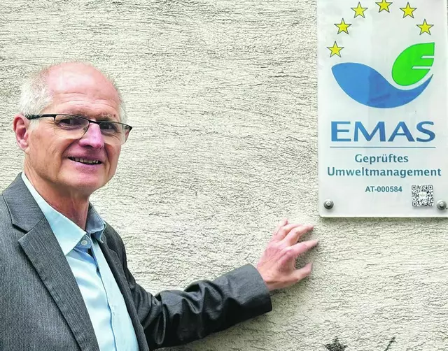 Umweltpfarrgemeinderat Wolfgang Zecha ist die Seele des Umweltteams und treibende Kraft der EMAS-Zertifizierung seiner Pfarre. | Foto: Slouk