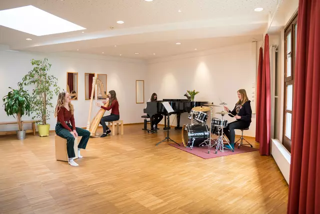 Musikzimmer im Mädchenheim | Foto: Stiftung Scheuchenstuel