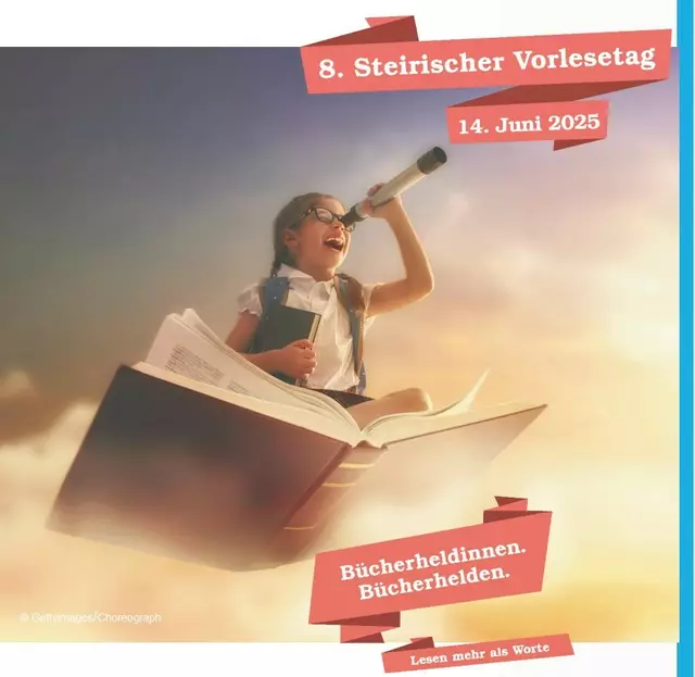 Am 14. Juni ist wieder Steirischer Vorlesetag. Die Pfarrbibliothek Krieglach bietet ein Online-Vorlese-Video an. | Foto: GettyImages
