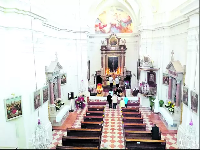 Blick in den Kirchenraum der Prandtauerkirche. 
 | Foto: Homepage Prandtauerkirche
