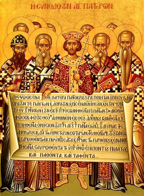 Das Ergebnis des Konzils, das Glaubensbekenntnis von Nicäa, wird bis heute in der Liturgie verwendet.  | Foto: Wikimedia