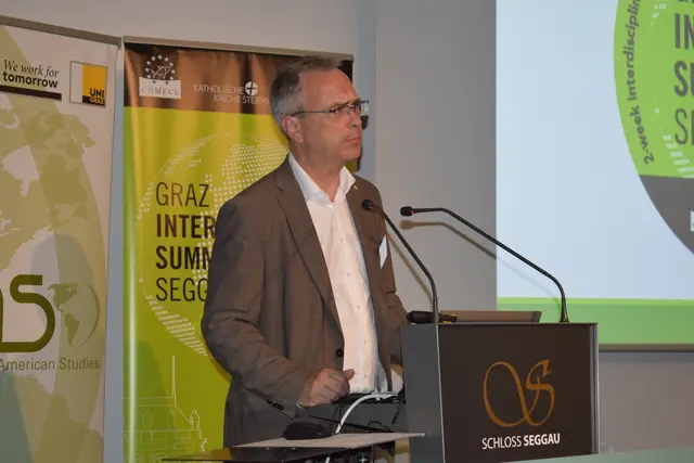 Uni-Graz-Rektor Peter Riedler gab zu denken mit seiner Frage: Was sind unsere gemeinsamen Werte? | Foto: GUSEGG-Team