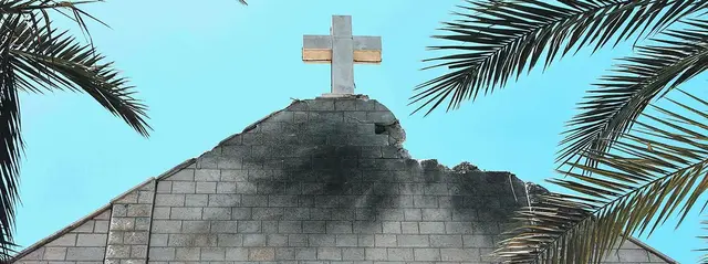 Bei einem Angriff auf die katholische Kirche in Gaza-Stadt wurden drei Menschen getötet. | Foto: APA