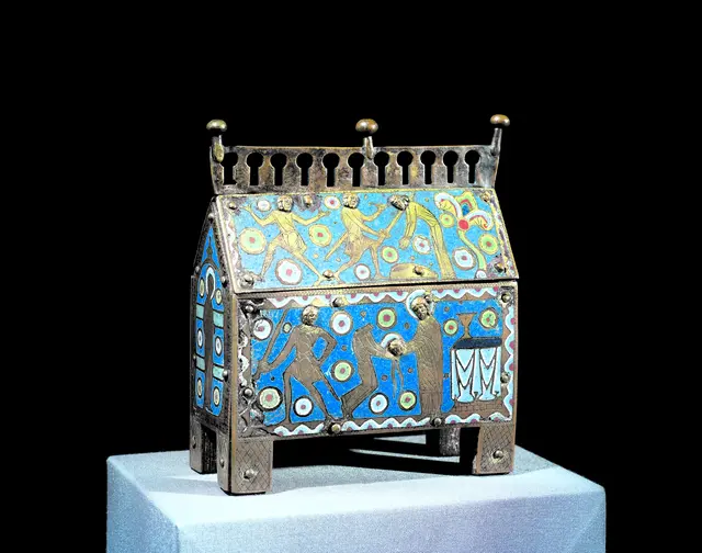 Reliquienkästchen, Limoges, um 1200, MAK – Museum für angewandte Kunst, Wien. | Foto: Museum am Dom