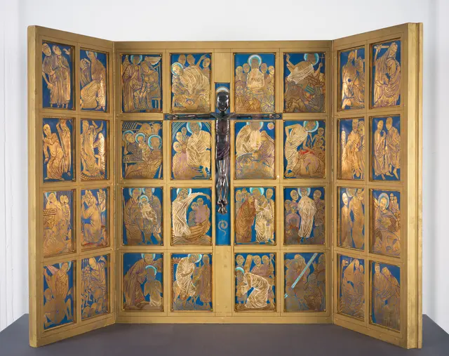 Emaille-Altar, Erich Hamann, 1953–1956, Universität f. angew. Kunst Wien © Museum am Dom | Foto: Museum am Dom