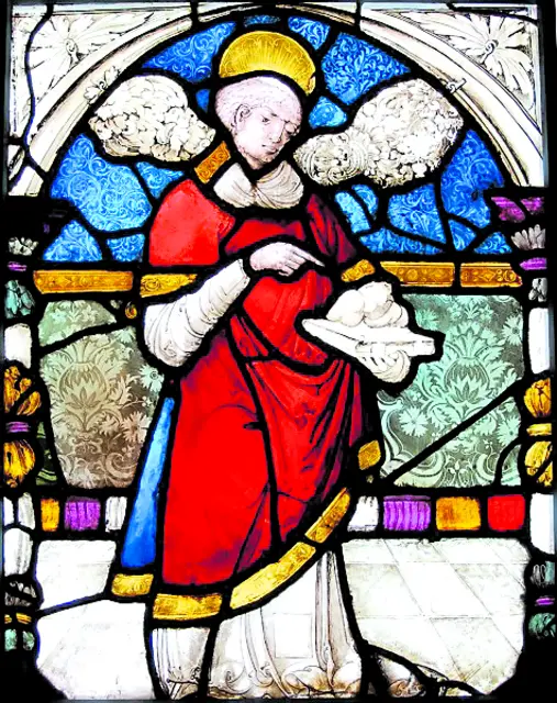 Die Glasmalerei "Hl. Stephanus" befand sich in der Pfarrkirche Eggenburg. | Foto: Museum am Dom