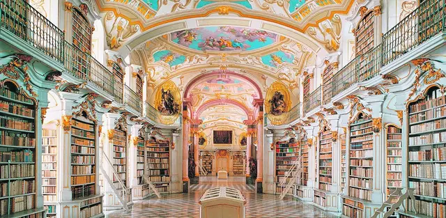 Die Admonter Klosterbibliothek zählt zu den fünf schönsten weltweit. 
 | Foto: APA