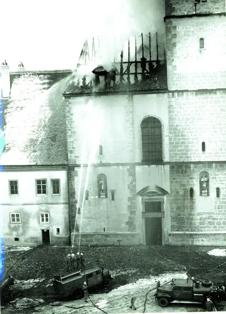 Dombrand am 6. Dezember 1962.   
 | Foto: FF St. Pölten Stadt  