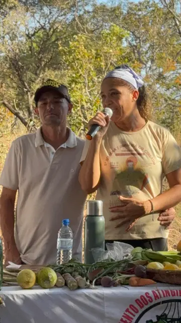 Vanderlei (l.) und Solange(r.) waren heuer zwei Monate lang unrechtmäßig inhaftiert, weil sie für ihr Land und ihre Rechte eintraten. Die Landpastoralkommission der Diözese Bom Jesus da Lapa unterstützt die Menschen bei ihrem Kampf. | Foto: Amanda Alves