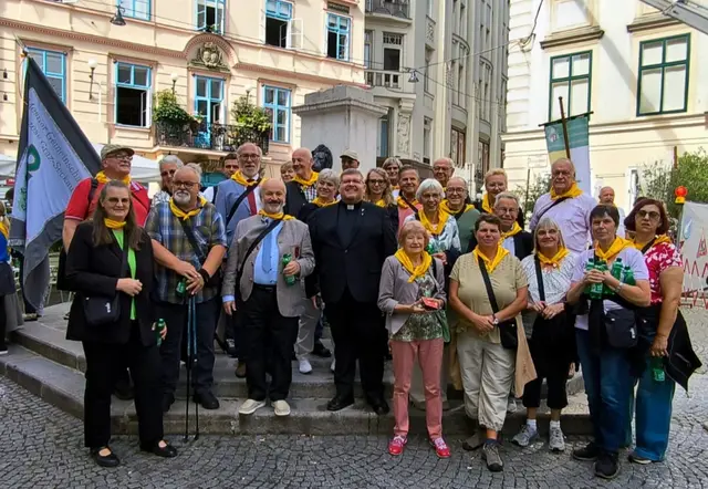 Nach zehn Jahren gab es wieder eine österreichweite Wallfahrt der Mesnerinnen und Mesnern. Auch eine Delegation aus der Steiermark war in Wien dabei. | Foto: Mesnergemeinschaft