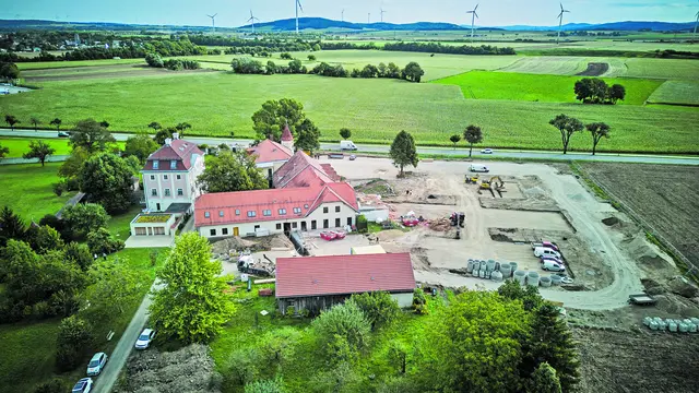 Die Baustelle am Lilienhof.  | Foto: Caritas St. Pölten
