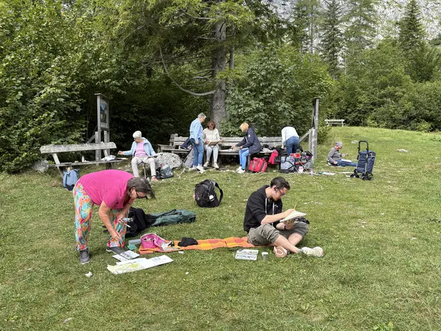 Das Ausseerland haben Teilnehmende eines KBW-Workshops zeichnerisch entdeckt. | Foto: KBW