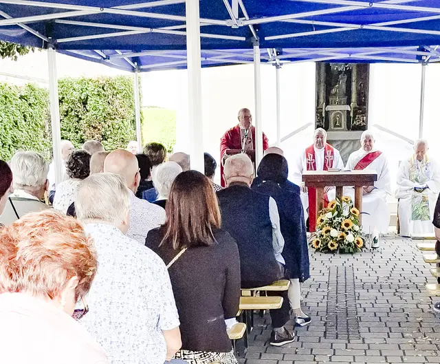 Jubiläumsmesse in der rührigen Filialgemeinde.
