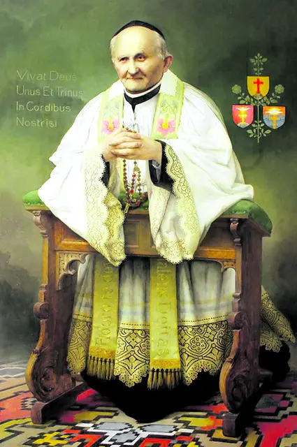 Der hl. Arnold Jansen SVD (1837-1909) war ein deutscher Missionar und der Gründer der Steyler Missionare. Das Ölgemälde von Br. Lucas Kolzem zeigt den Ordensgründer betend. | Foto: zVg