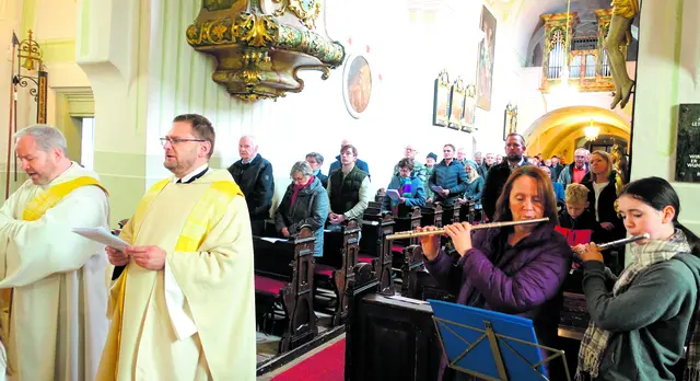Gottesdienst in der Klosterkirche Schönbühel | Foto: Ignaz Röster