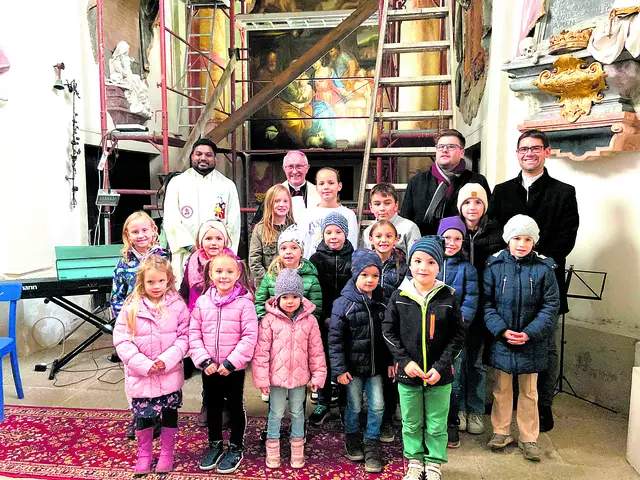 Die Begegnungstage waren eine gute Gelegenheit, die Spitalkirche in Röhrenbach kennenzulernen.  | Foto: Anita Kopper